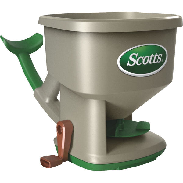 Scotts 71060 Whirl Hand-Powered Spreader, 1500 Sq ft.