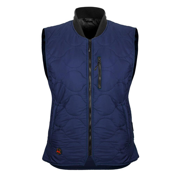 Mobile Warming MWJ18W06-06-04 Bluetooth 7.4 Volt Womens Vest, Navy, Large