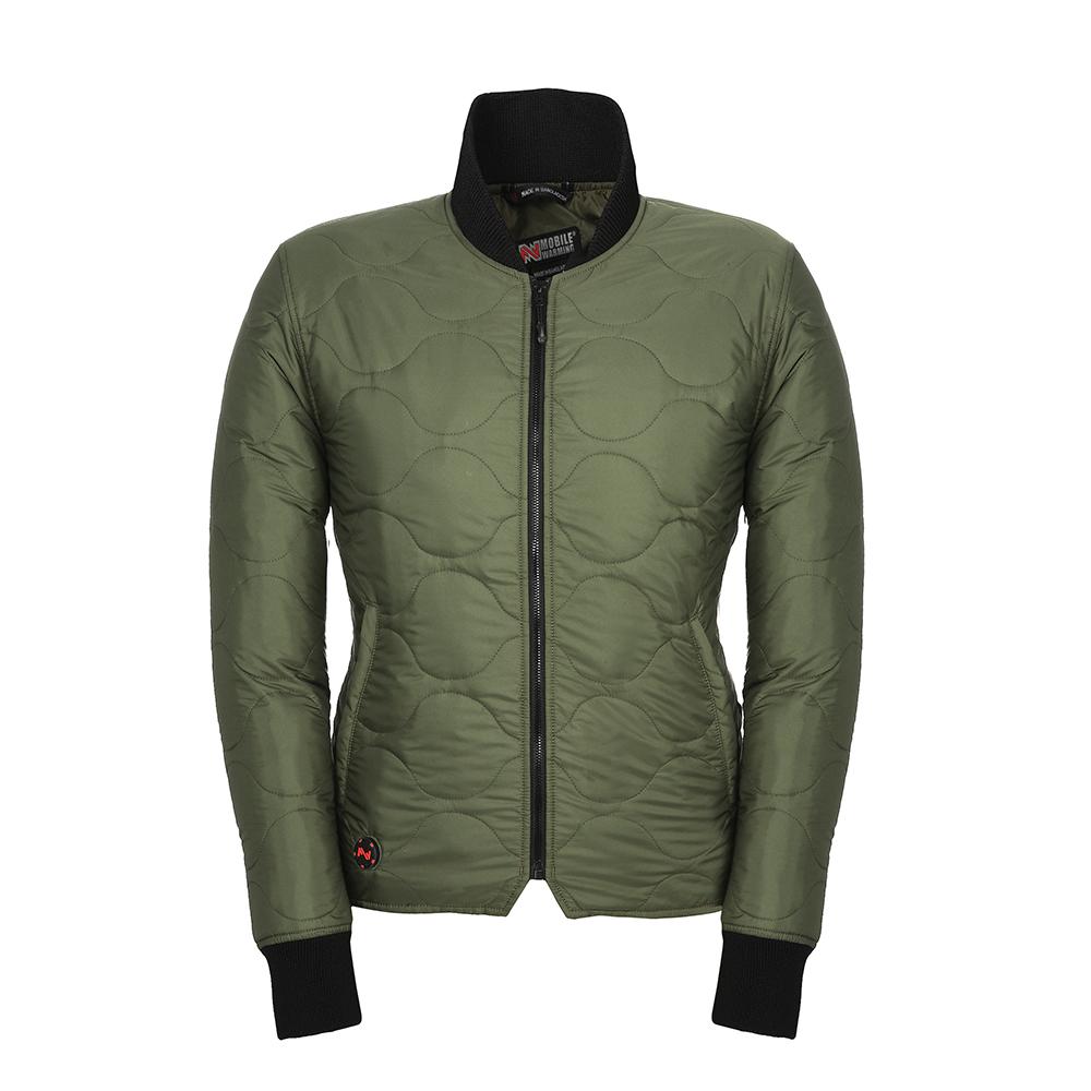Mobile Warming MWJ18W05-21-03 Bluetooth Heated Women Jacket, 7.4V, Olive, Medium