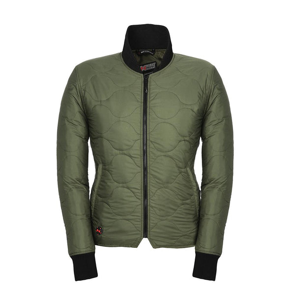 Mobile Warming MWJ18W05-21-03 Bluetooth Heated Women Jacket, 7.4V, Olive, Medium