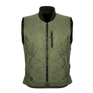 Mobile Warming MWJ18M17-21-06 Bluetooth Mens Company Vest, 12V, Olive, 2-XL