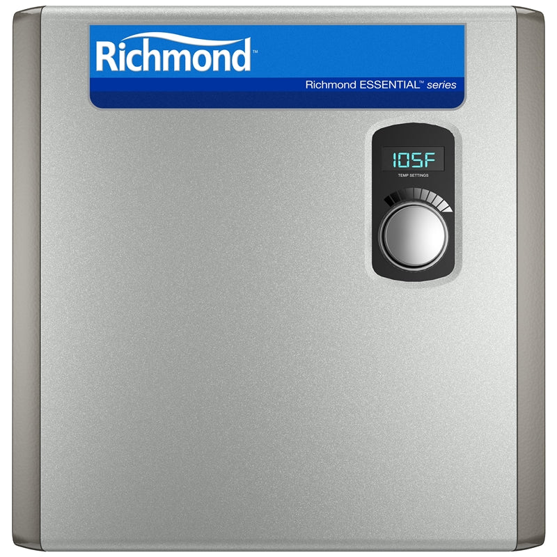 Richmond RMTEX-27 Essential Tankless Electric Water Heater, 3/4" NPT, 6.6 GPM