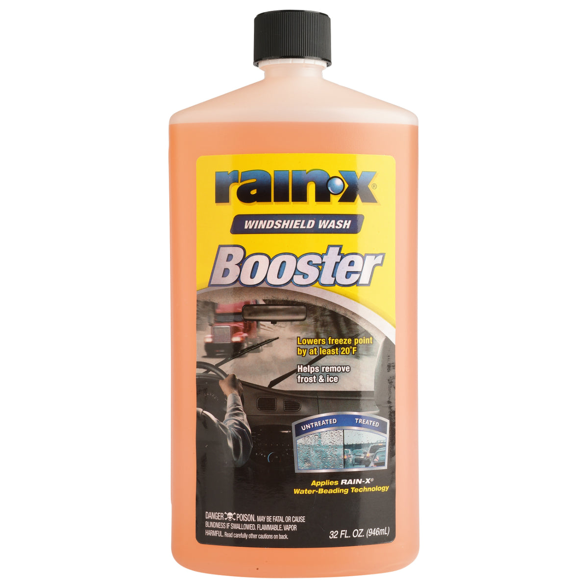 Rain-X 113565 Windshield Wash Booster, 32 Oz