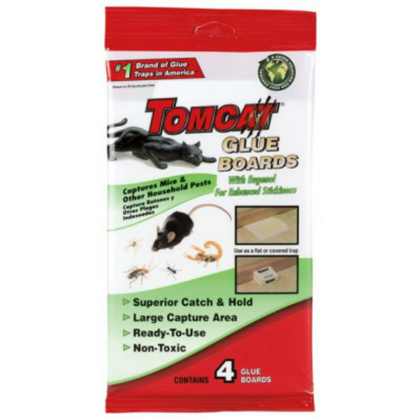 Tomcat 4524218 Household Pest Glue Boards, 4-Pack