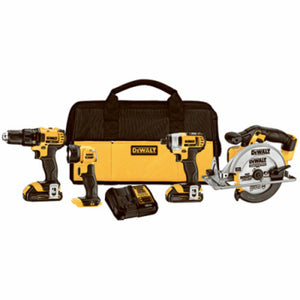 DeWalt DCK421D2 Max Lithium-Ion Cordless Drill/Driver Combo Kit, 20V