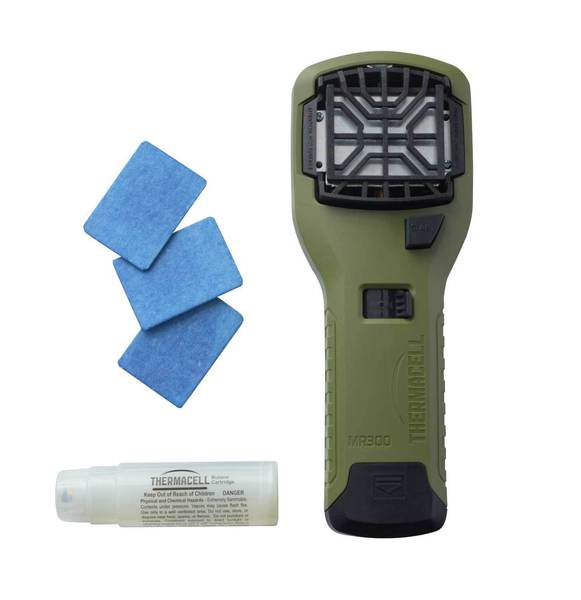 Thermacell MR300G Portable Mosquito Repeller with 3 Repellent Mats, Olive