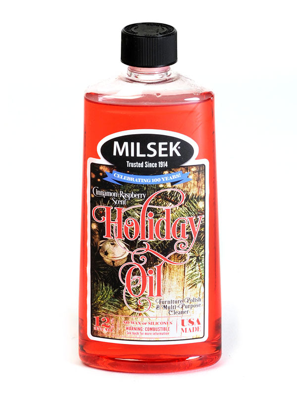 Milsek HO-6 Holiday Oil Furniture Polish & Multi-Purpose Cleaner, 12 Oz