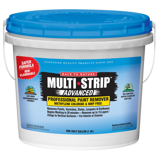 Back To Nature 65764A Multi-Strip Advanced Professional Paint Remover, 1/2 Gal