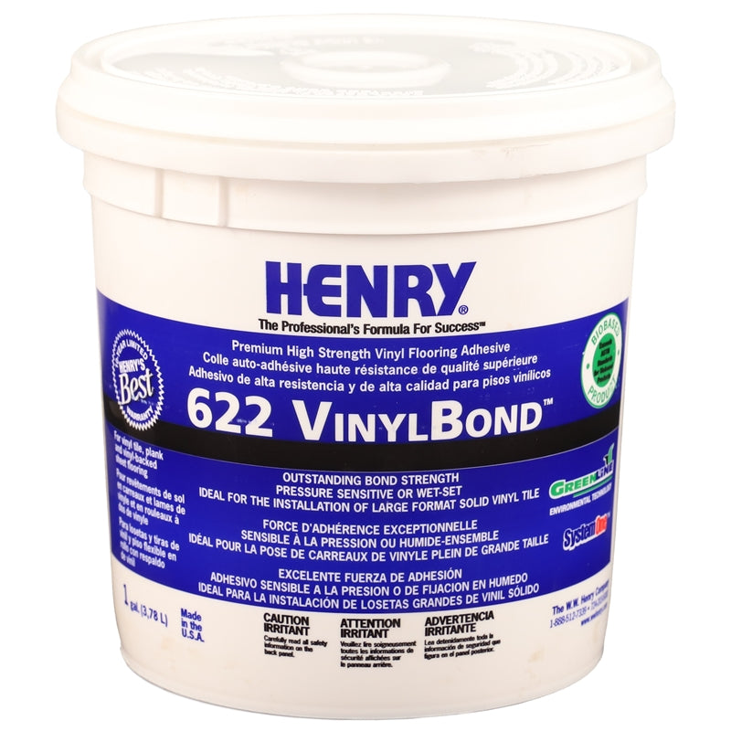 Henry 16211 VinylBond Premium High Strength Flooring Adhesive, Vinyl, 1 Gallon
