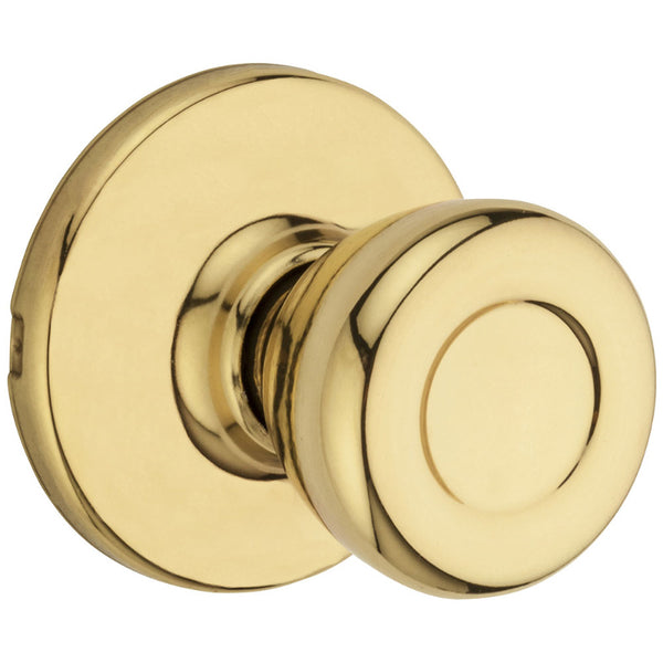 Kwikset 200T-3-6AL-RCS-V1 Tylo Passage / Hall / Closet Knob, Polished Brass