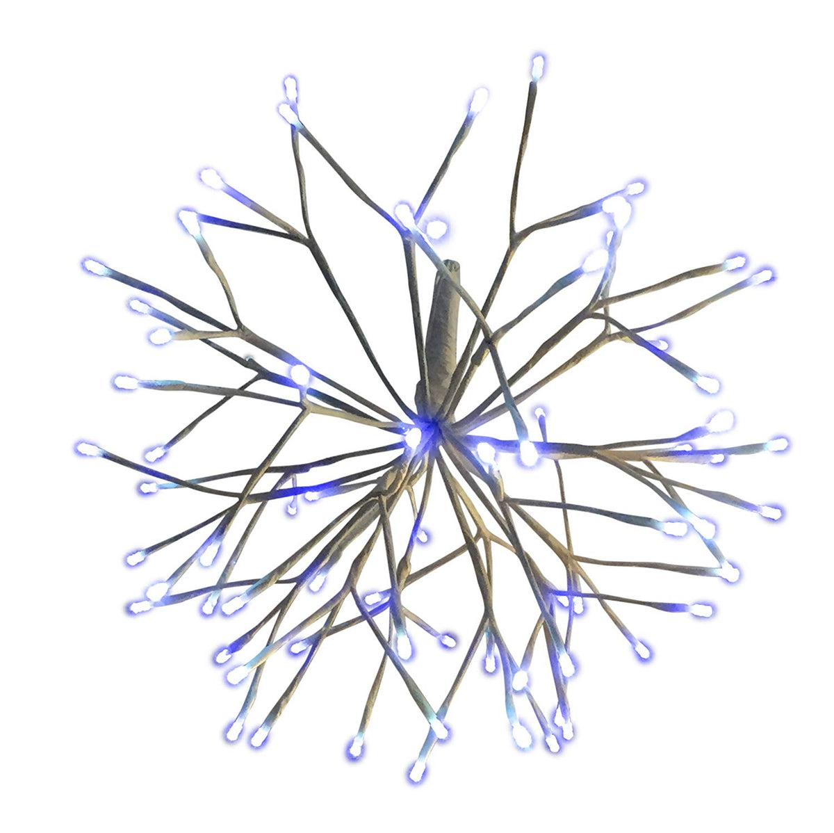 Holiday Bright LED3D16STLCLBL LED 3D Starlight Cluster with 72 Blue Lights, 16"