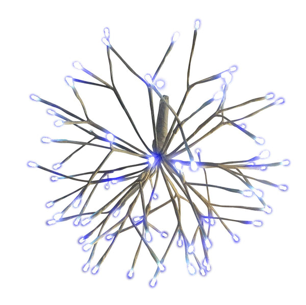 Holiday Bright LED3D16STLCLBL LED 3D Starlight Cluster with 72 Blue Lights, 16"