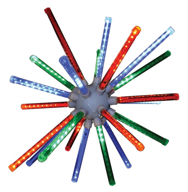 Holiday Bright LED3D20MBRSTAMU Meteor Burst Combo with 224 LED Multi Lights, 20"