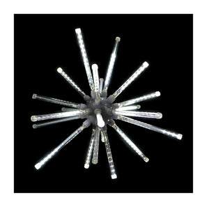 Holiday Bright LED3D28MBRSTAPW Meteor Burst Combo w/224 LED Pure White Light,20"