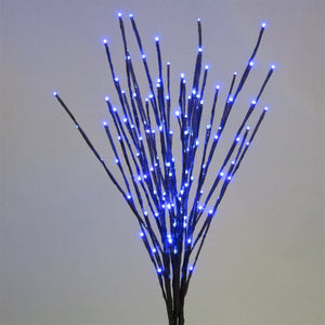 Holiday Bright LED-LBRST140-BL Christmas Staked LED 140 Blue Light Burst, 36"