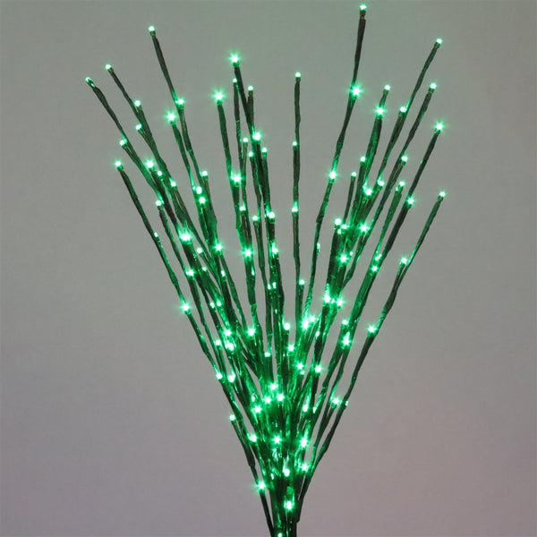 Holiday Bright LED-LBRST140-GR Christmas Staked LED 140 Green Light Burst, 36"
