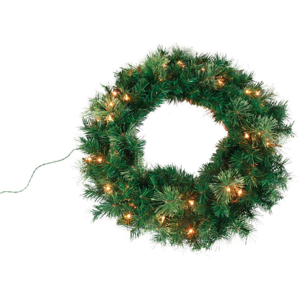 Santas Forest 81029 Christmas Ponderosa Wreath, 30"