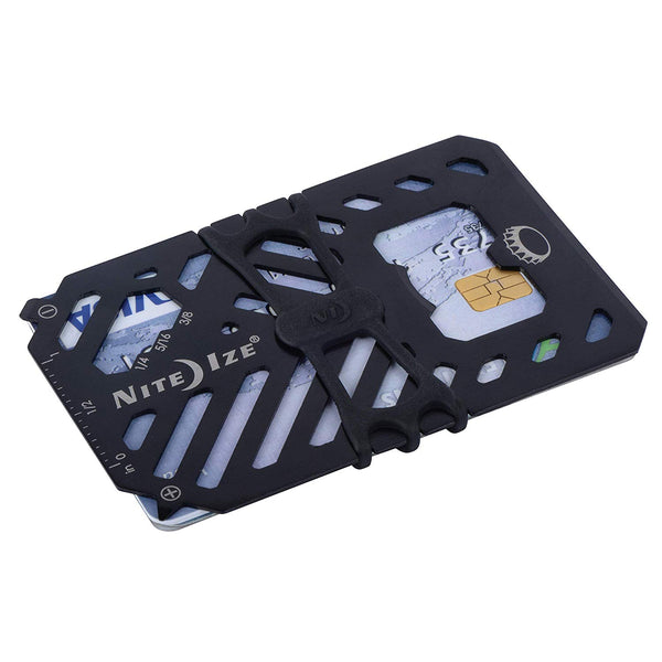 Nite Ize FMT2-01-R7 Financial Tool Multi Tool Wallet, Black