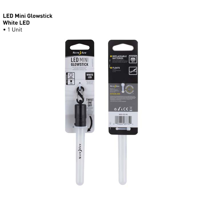 Nite Ize MGS-02-R6 LED Mini Glowstick, White