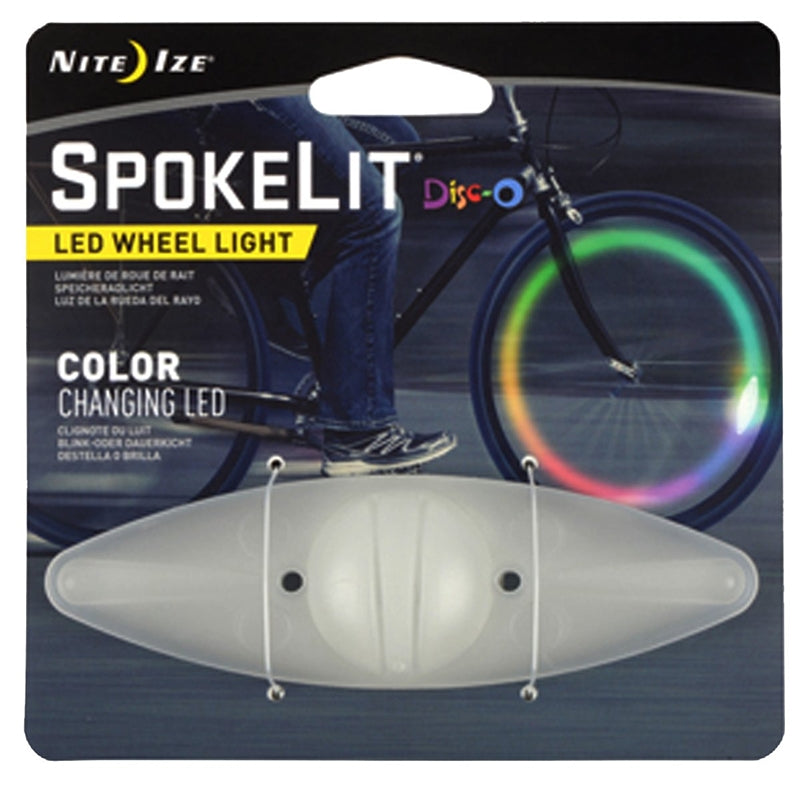 Nite Ize SKL-03-07 SpokeLit Wheel Light, Disc-O