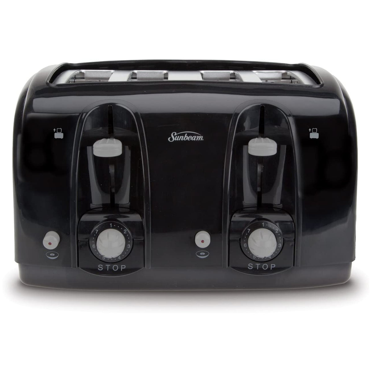 Sunbeam 003911-100-000 Wide Slot Electronic Toaster, 4-Slice, Black