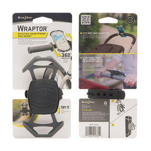 Nite Ize WPT-09-R3 Wraptor Rotating Smartphone Bar Mount