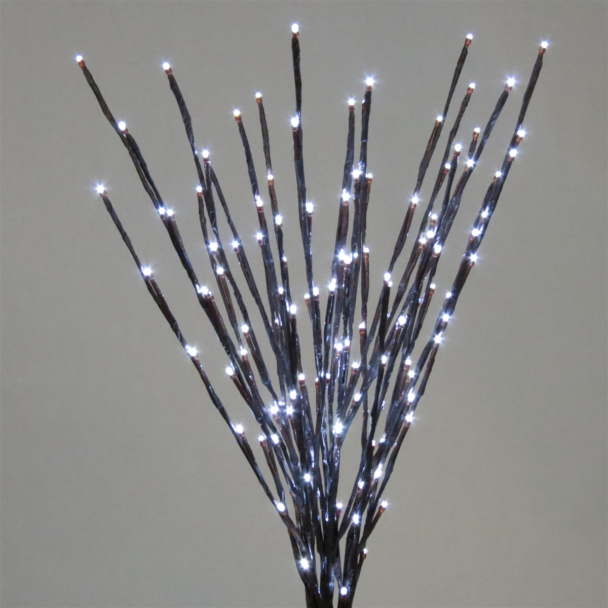 Holiday Bright LED-LBRST140-PW Christmas Staked LED 140 White Light Burst, 36"