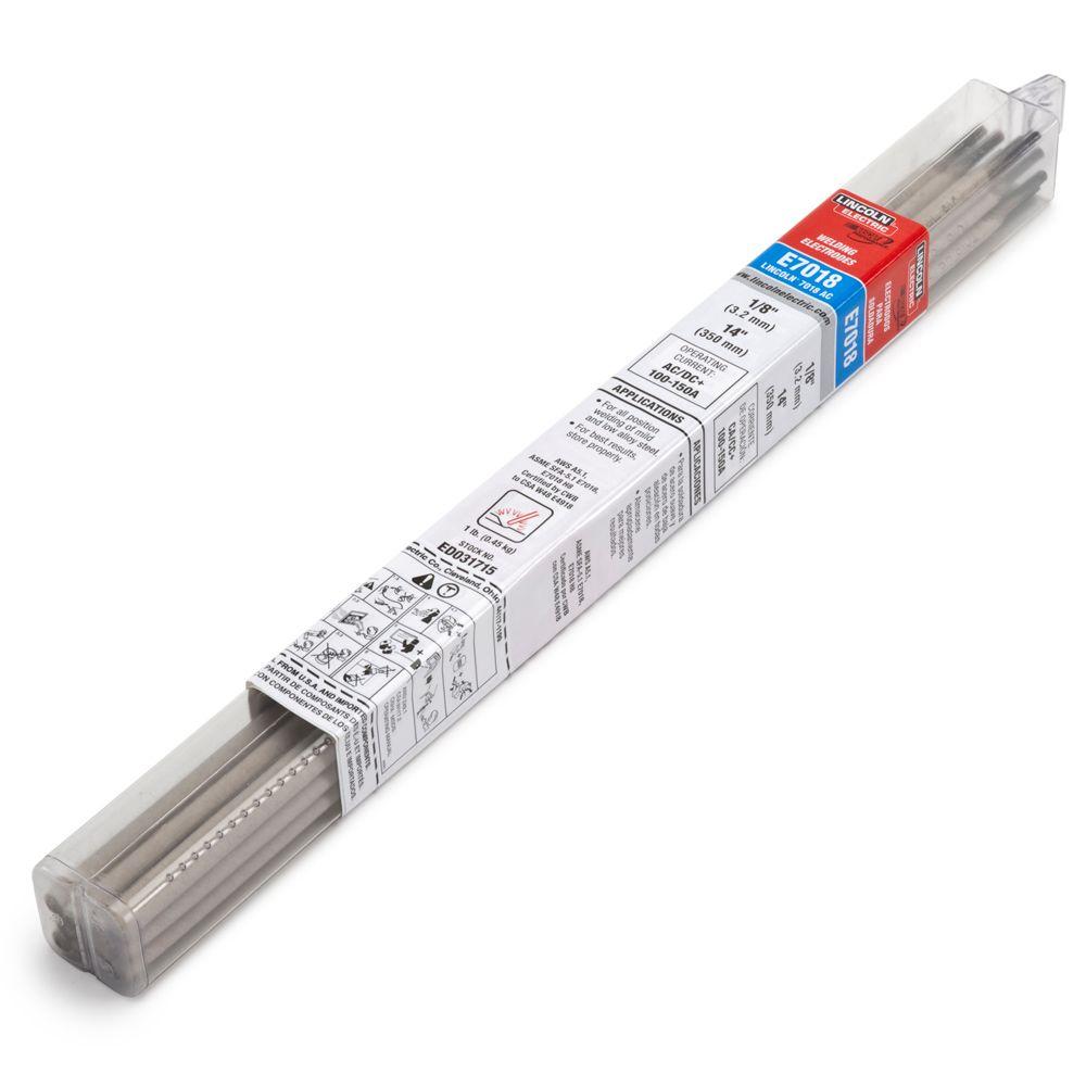 Lincoln ED033513 7018AC-RSP Stick Electrode, 1/8" x 14", 1 Lb