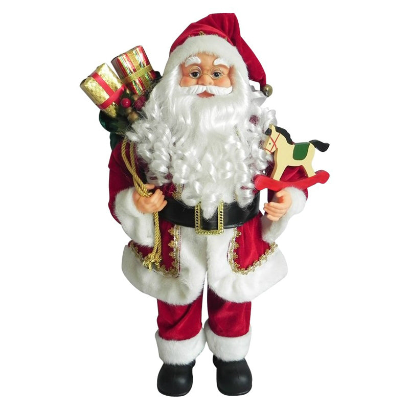 Santas Forest 49341 Traditional Santa Figurine, 24"