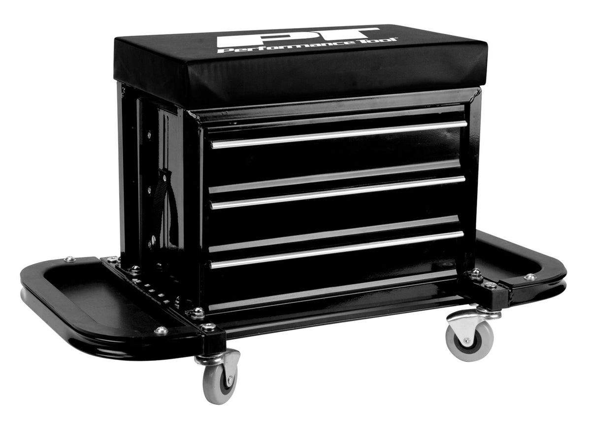 Performance Tool W85025 3-Drawer Rolling Mechanics Seat
