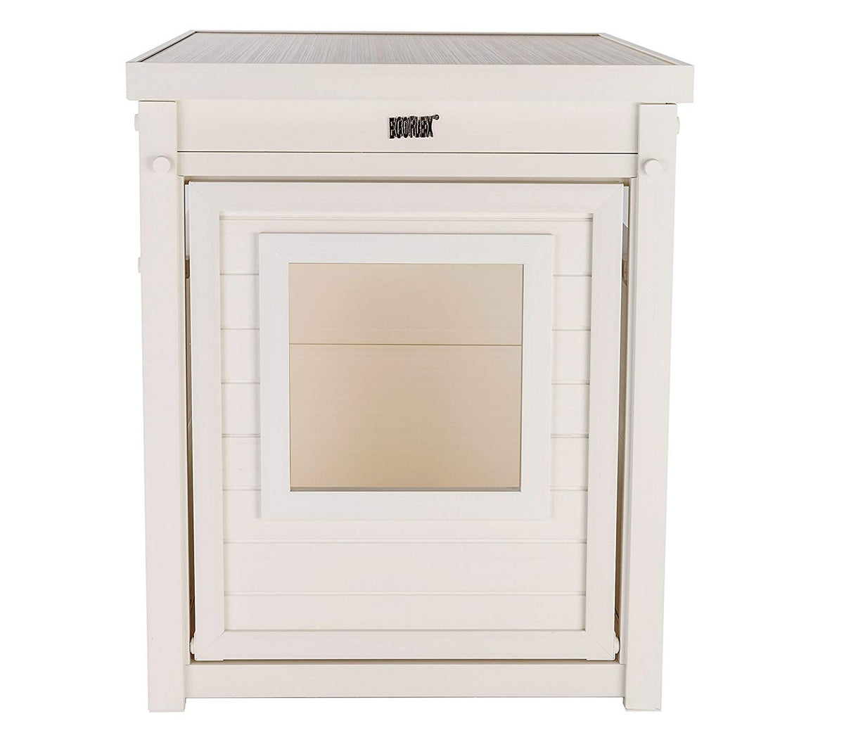 NewAge Pet EHLB801-04 Habitat 'N Home Litter Loo for Litter Pans, Antique White