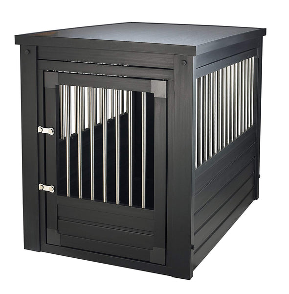 NewAge Pet EHHC402L Ecoflex InnPlace Crate w/ Stainless Steel Spindles, Espresso