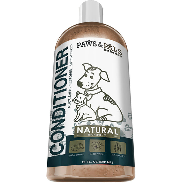 Paws & Pals PTNC-01-20 Natural Pet Wash Conditioner, 20 Oz