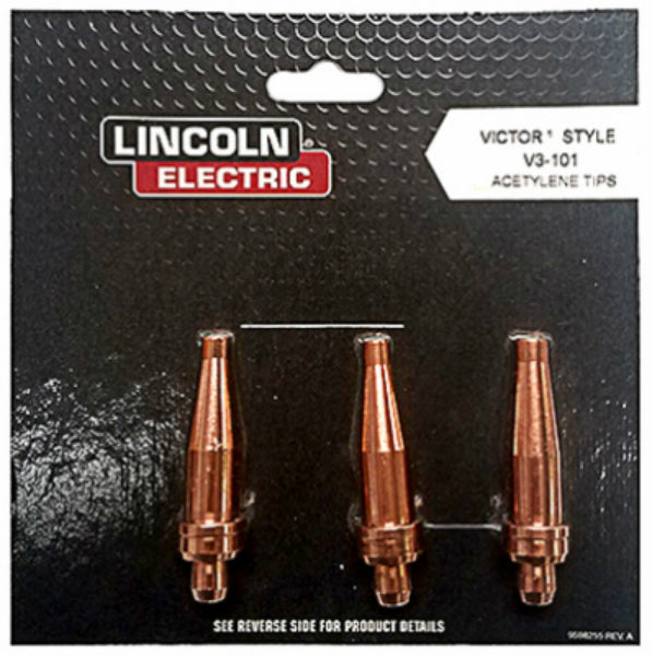 Lincoln Electric KH405 Victor Style Tips for Acetylene Gas, 3-Piece