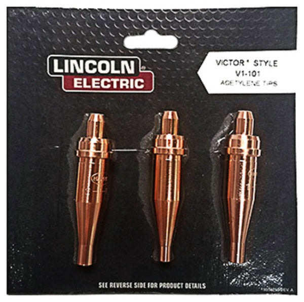 Lincoln Electric KH406 Victor Style Tips for Acetylene Gas, 3-Piece
