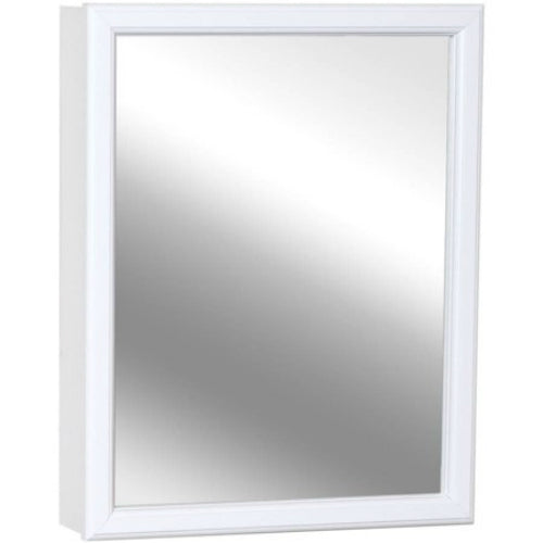 Zenith W16 Surface Mount Swing Door Medicine Cabinet, White,15.25" x 19.25"
