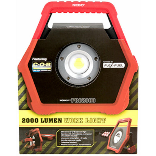 Nebo 6687 WorkBrite Pro 2000 LED Portable Work Light, 2000 Lumen