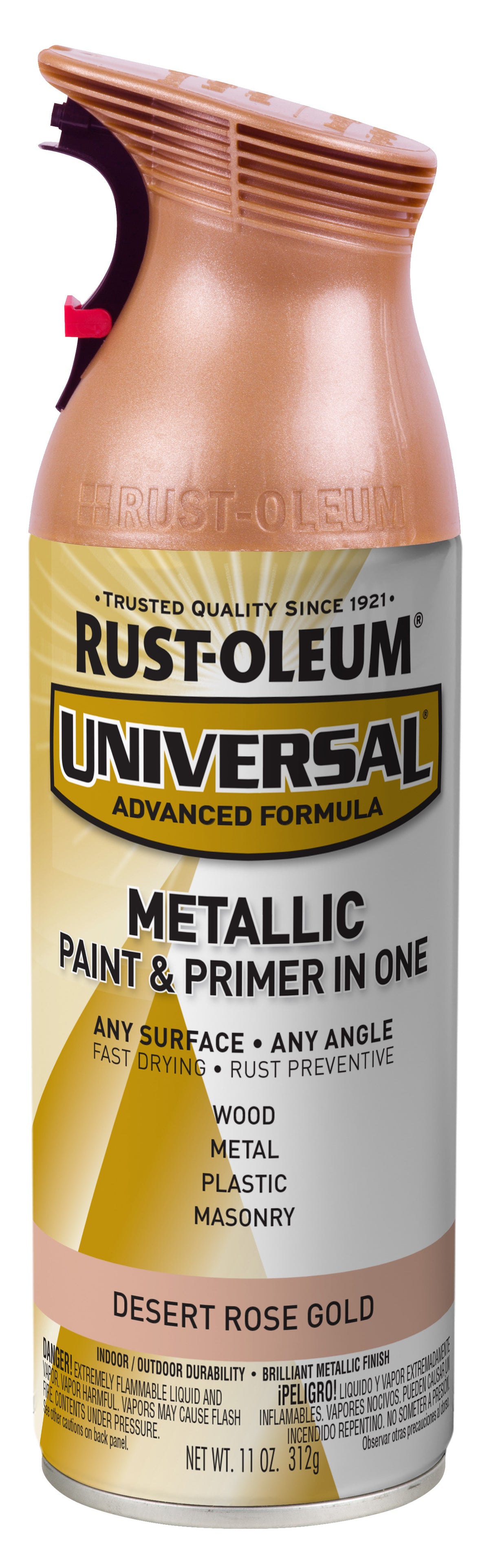 Rust-Oleum 342919 Universal Metallic Spray Paint, 11 Oz, Desert