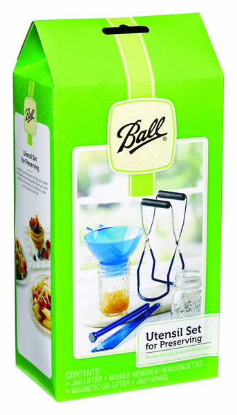 Ball 10720 Canning Utensil Set for Preserving, 4-Piece