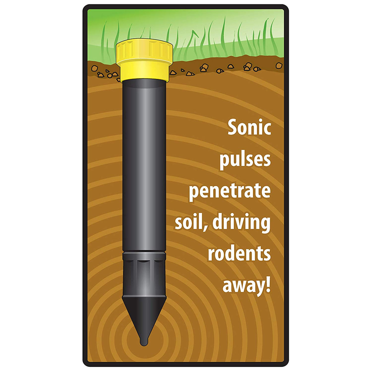 Victor M9012-1 Sonic Spike Mole & Gopher Repeller