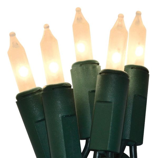 Holiday 201009MBX Christmas Commercial Incandescent 100-Light Set, White Frost