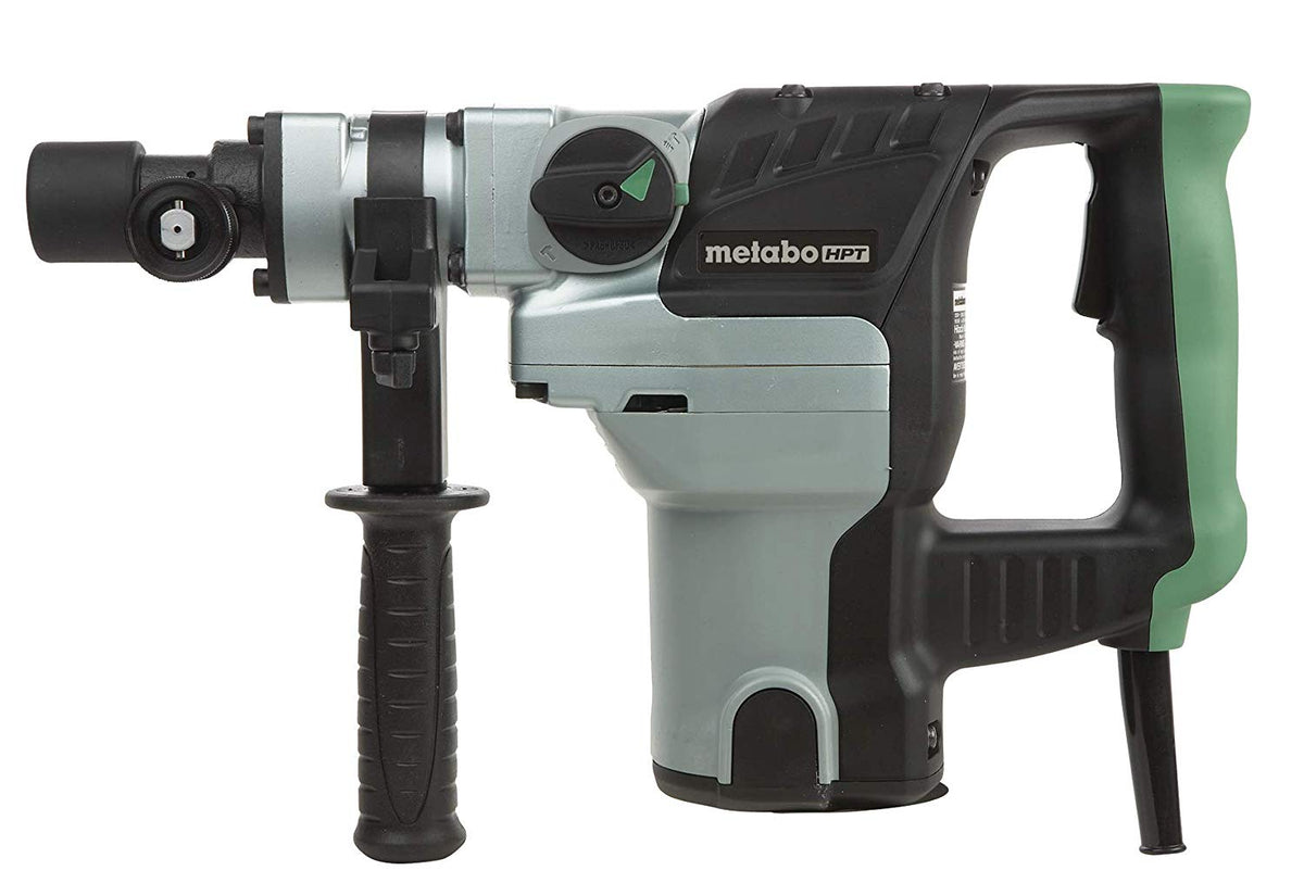 Metabo HPT DH38YE2M Corded Spline Shank Rotary Hammer, 1-1/2", 8.4A, 0 - 510 rpm