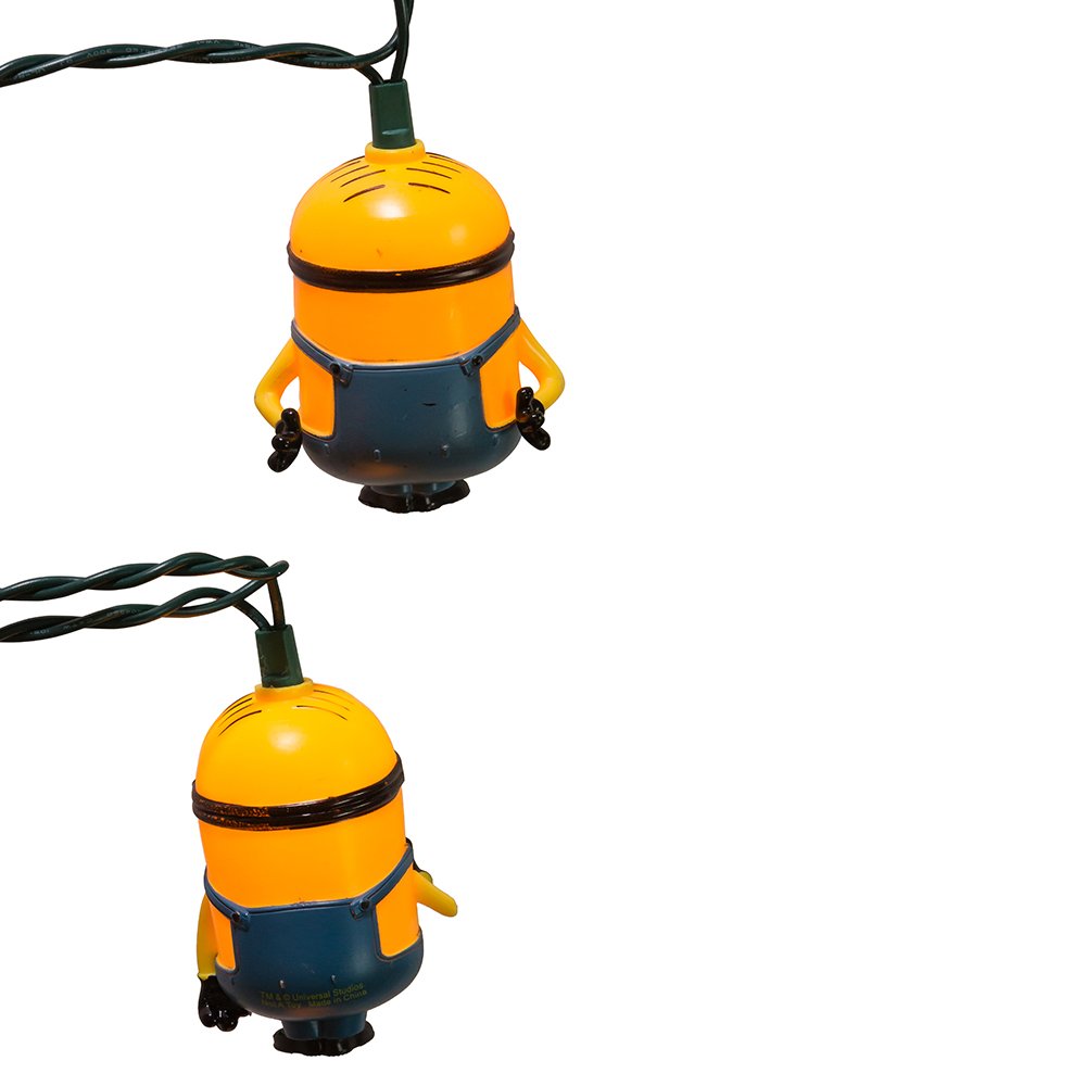 Kurt Adler DE9141 Despicable Me Minions Christmas 10-Light Set, 12'