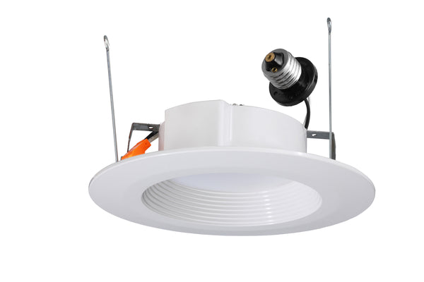 ETI 53193141 Dimmable LED Recessed Can Retrofit Kit, White, 11W, 5"/6"