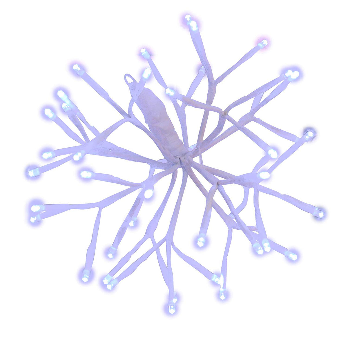 Holiday LED3D10STLCLPW LED 3D Starlight Cluster with 48 Pure White Lights, 10"