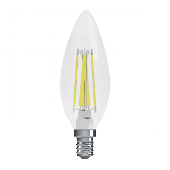 GE 31741 Refresh HD Dimmable LED Clear Candelabra Base Bulb, 4W, DayLight, 2-Pk