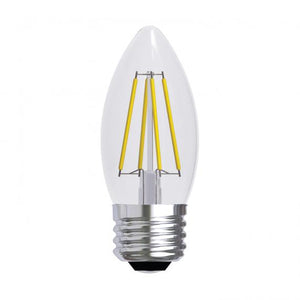 GE 31753 Relax HD Dimmable LED Clear Medium Base Bulb, 4W, Soft White, 2-Pack