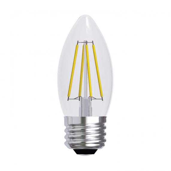GE 31753 Relax HD Dimmable LED Clear Medium Base Bulb, 4W, Soft White, 2-Pack