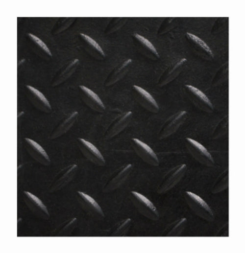 Qrri SMA4836-DG1/2 FlexGard Stall Mat, Diamond Plate Pattern, 1/2" x 3' x 4'