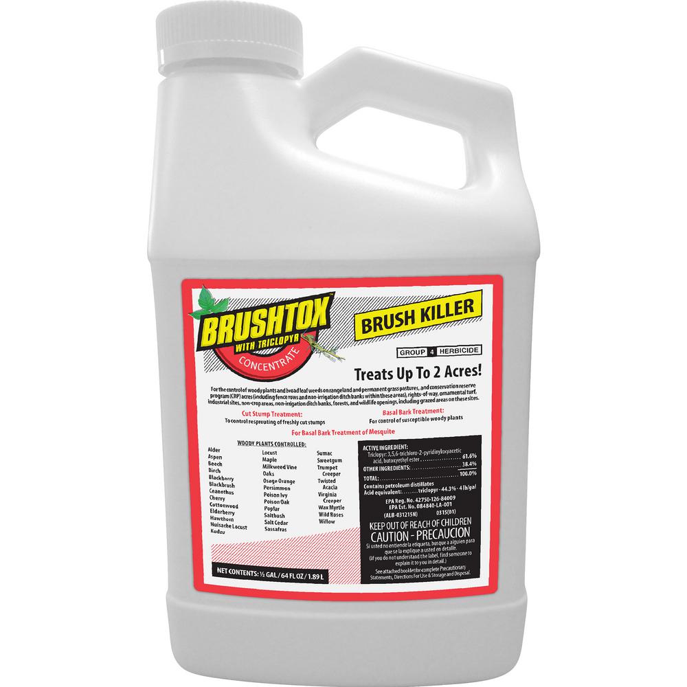 Brushtox 75261 Brush Killer with Triclopyr, 64 Oz